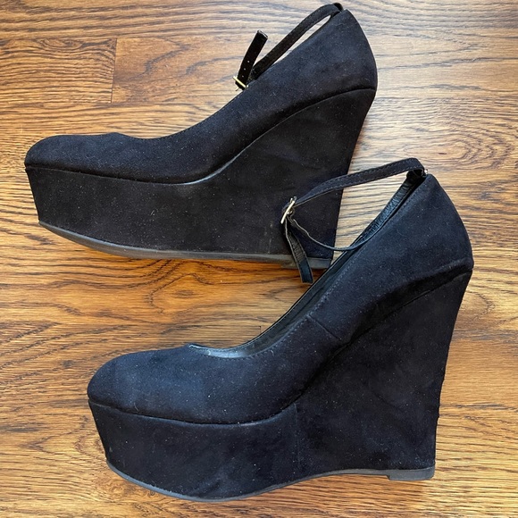 Madden Girl Shoes - Madden Girl Black Wedges